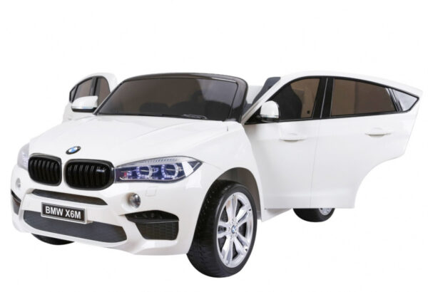 Licencirani auto na akumulator BMW X6M XXL - DVOSJED - bijeli - Image 3