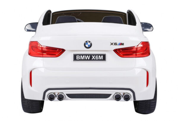 Licencirani auto na akumulator BMW X6M XXL - DVOSJED - bijeli - Image 7