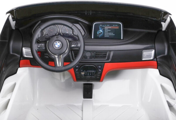 Licencirani auto na akumulator BMW X6M XXL - DVOSJED - bijeli - Image 8