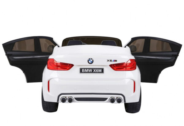 Licencirani auto na akumulator BMW X6M XXL - DVOSJED - bijeli - Image 10