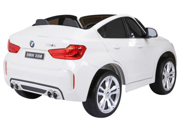 Licencirani auto na akumulator BMW X6M XXL - DVOSJED - bijeli - Image 12