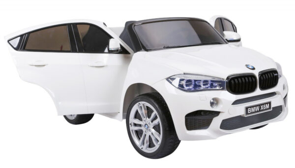 Licencirani auto na akumulator BMW X6M XXL - DVOSJED - bijeli - Image 16