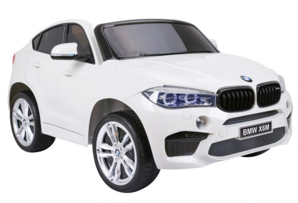 Licencirani auto na akumulator BMW X6M XXL - DVOSJED - bijeli - Image 17