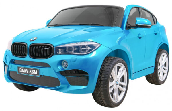 Licencirani auto na akumulator BMW X6M XXL - DVOSJED - plavi/lakirani