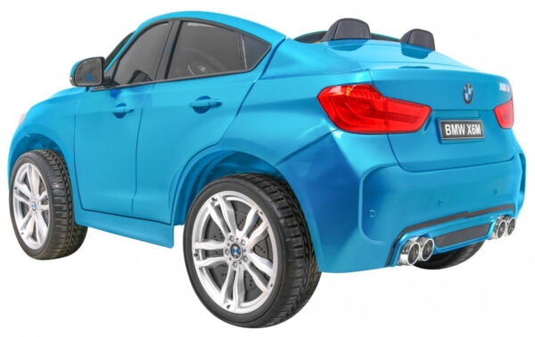 Licencirani auto na akumulator BMW X6M XXL - DVOSJED - plavi/lakirani - Image 5