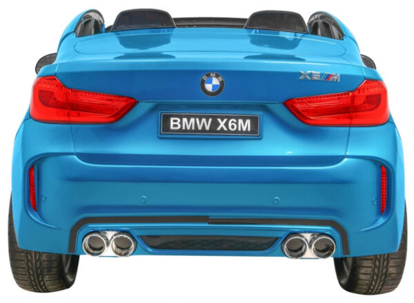 Licencirani auto na akumulator BMW X6M XXL - DVOSJED - plavi/lakirani - Image 6