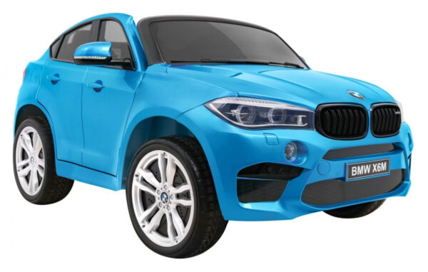 Licencirani auto na akumulator BMW X6M XXL - DVOSJED - plavi/lakirani - Image 11