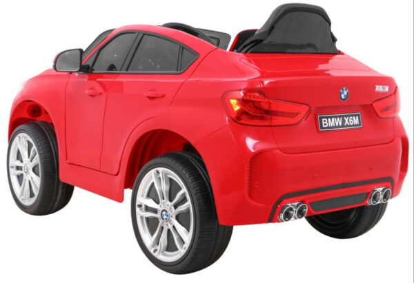 Licencirani auto na akumulator BMW X6M - crveni - Image 4