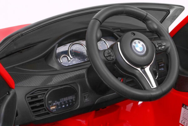 Licencirani auto na akumulator BMW X6M - crveni - Image 5