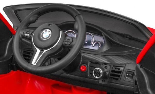 Licencirani auto na akumulator BMW X6M - crveni - Image 6