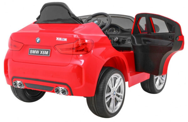 Licencirani auto na akumulator BMW X6M - crveni - Image 9