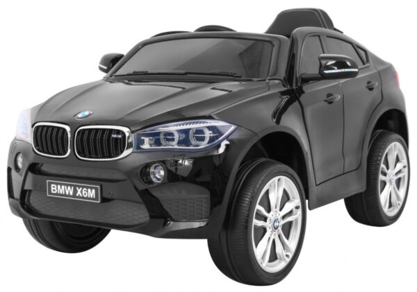 Licencirani auto na akumulator BMW  X6M - crni/lakirani