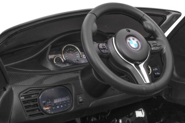 Licencirani auto na akumulator BMW  X6M - crni/lakirani - Image 7