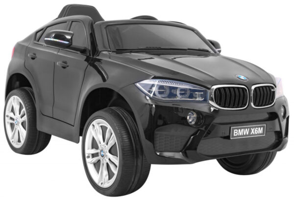 Licencirani auto na akumulator BMW  X6M - crni/lakirani - Image 12