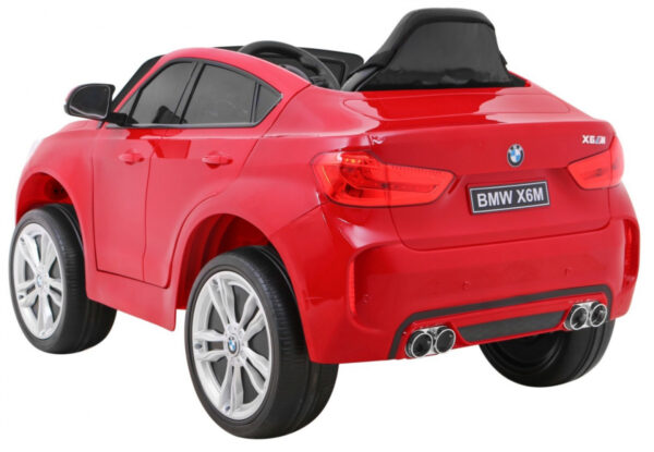 Licencirani auto na akumulator BMW X6M - crveni/lakirani - Image 5