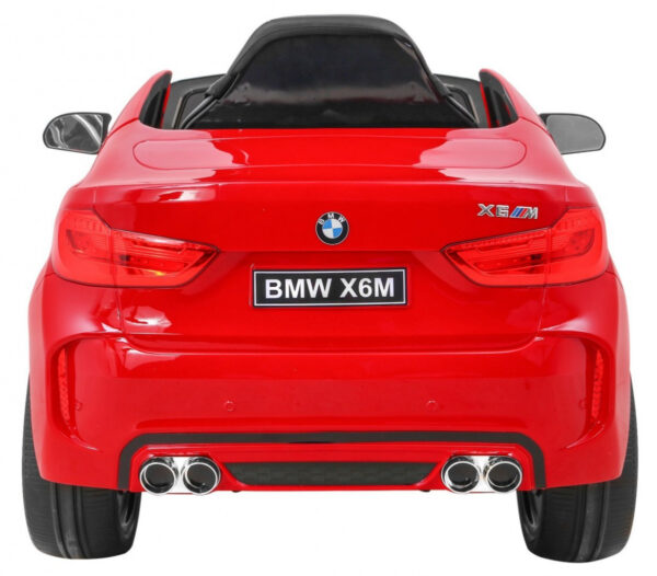 Licencirani auto na akumulator BMW X6M - crveni/lakirani - Image 6