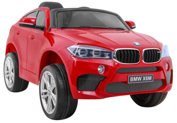 Licencirani auto na akumulator BMW X6M - crveni/lakirani - Image 10