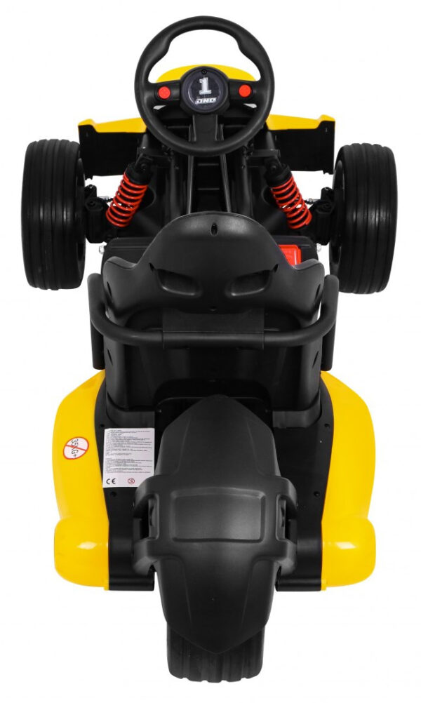 Go-kart na akumulaotor XR-1 - žuti - Image 7