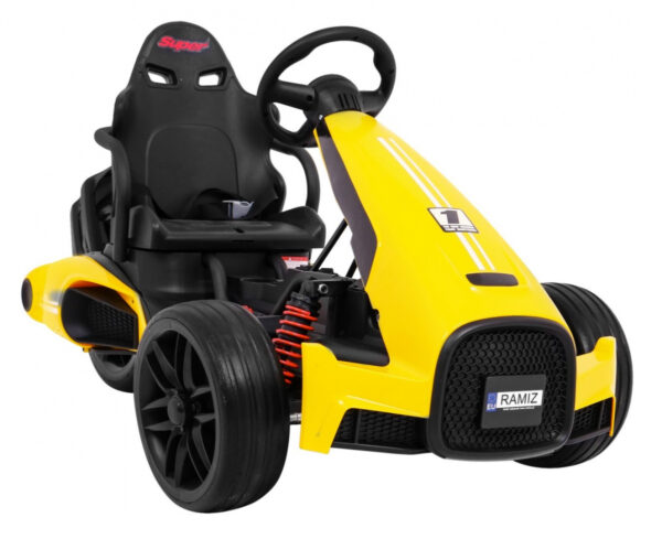 Go-kart na akumulaotor XR-1 - žuti - Image 12