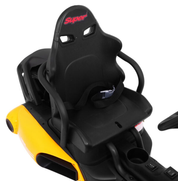 Go-kart na akumulaotor XR-1 - žuti - Image 16