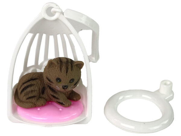 Baby Doll Emily Gray Hair Kitten Swing - Image 4