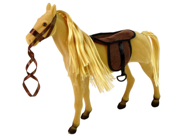 Puppet with Light Brown Horse Figures Accessories - Image 3