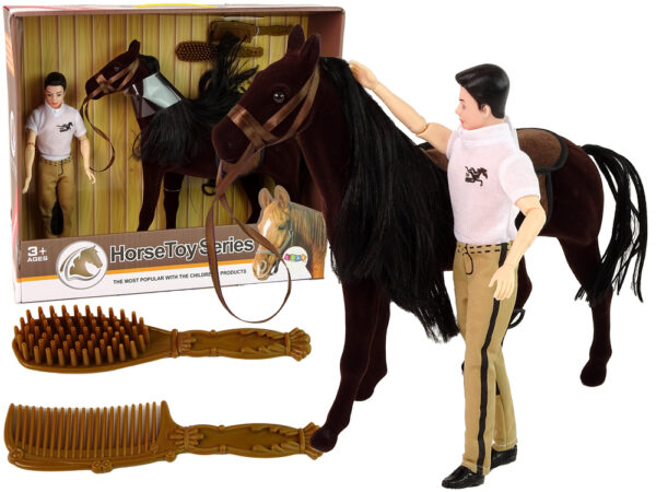 Brown Horse Doll Figures Accessories