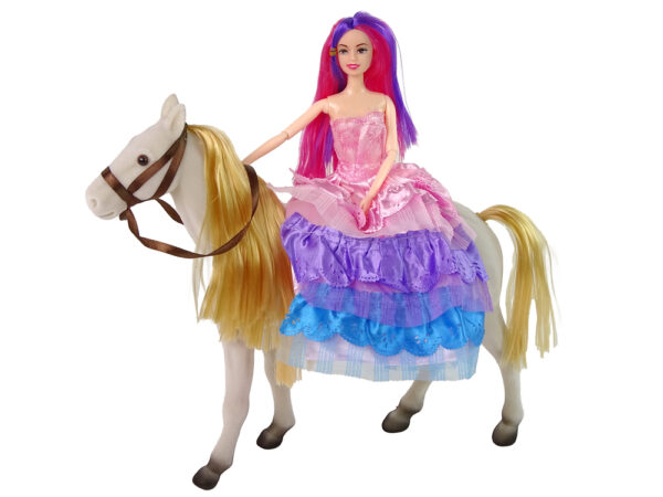 Princess Doll with White Pony Figures Accessories. - Image 6