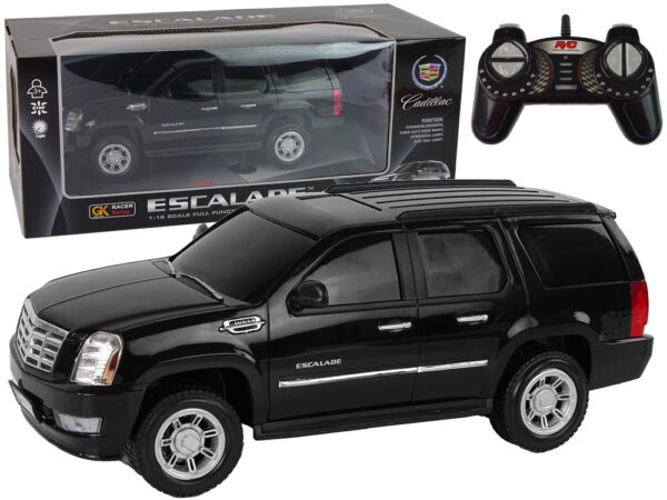 Cadillac Escalade R/C Car Black Lights Sound 1:16