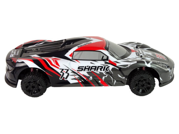 Sports Car R/C 1:8 Gray White - Image 4