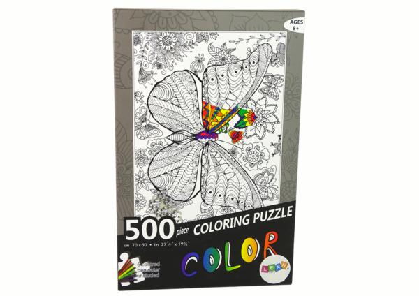 Puzzles to colour 500 Elements Butterfly - Image 3