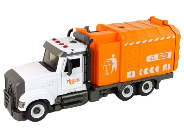 Garbage Truck for Unscrewing and Twisting Accessories Orange - Image 2