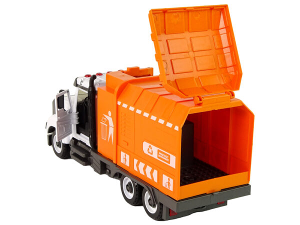 Garbage Truck for Unscrewing and Twisting Accessories Orange - Image 3