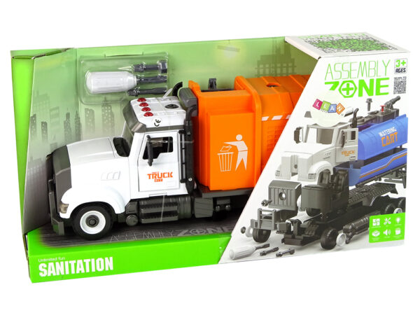 Garbage Truck for Unscrewing and Twisting Accessories Orange - Image 7