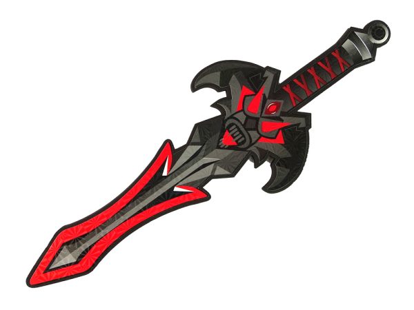 Black Warrior Sword Shield Set in EVA Foam. - Slika 3