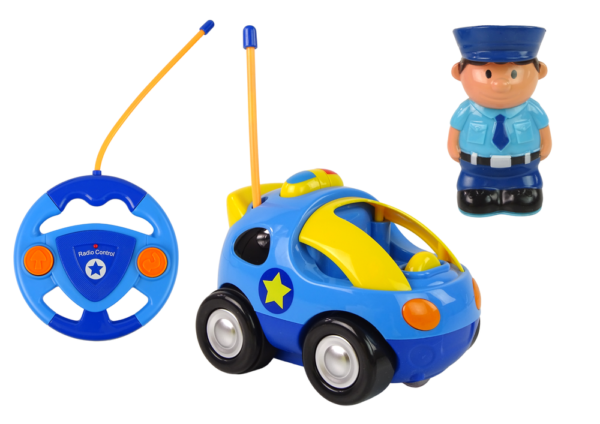 Remote control car for toddlers  Police + Policeman + Remote Control - Image 2