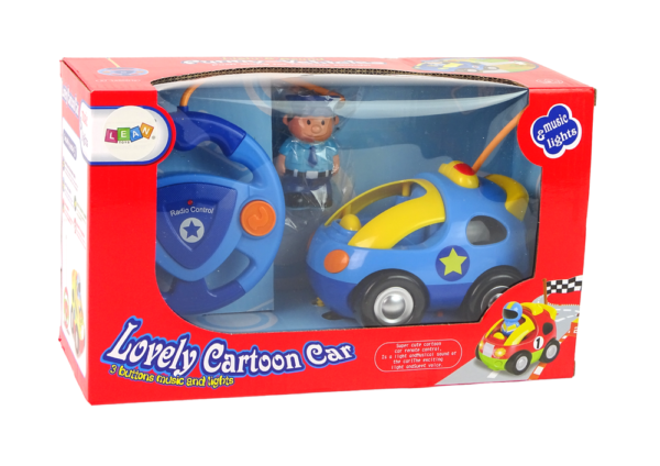 Remote control car for toddlers  Police + Policeman + Remote Control - Image 4