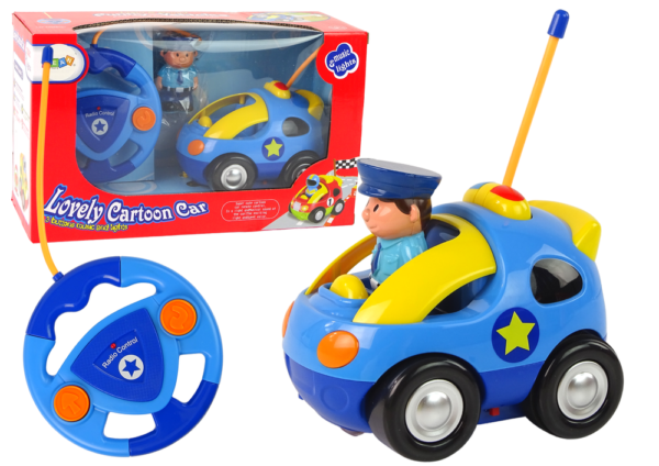 Remote control car for toddlers  Police + Policeman + Remote Control