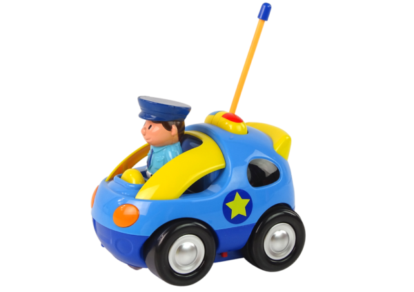 Remote control car for toddlers  Police + Policeman + Remote Control - Image 3