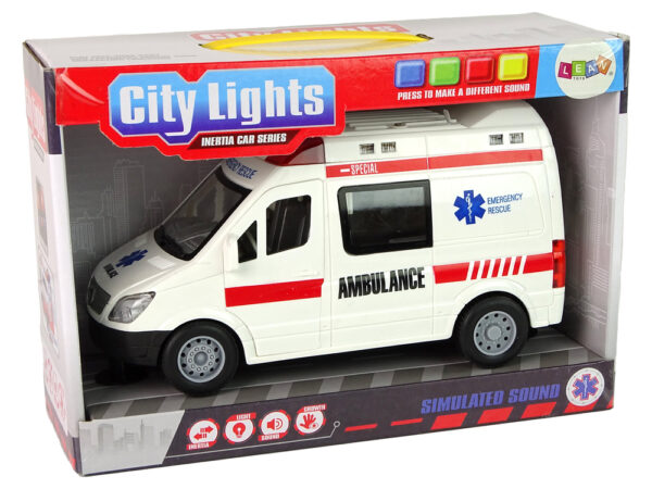 Ambulance Lights Sounds Friction Drive - Image 7