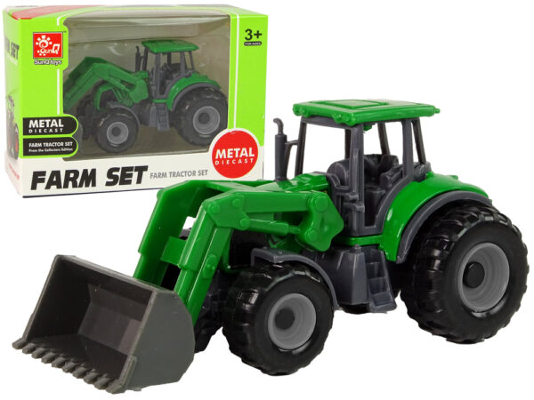 Agricultural Vehicle Tractor Bulldozer Green Small