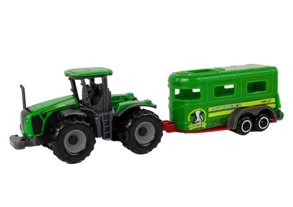 Tractor with Trailer Green - Image 2