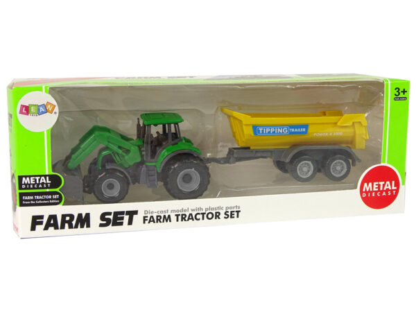 Farm Vehicle Tractor Trailer D Green - Image 3