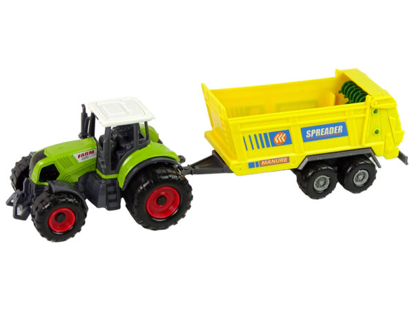 Set of Agricultural Machinery Tractors with Trailers and Harvester - Image 2