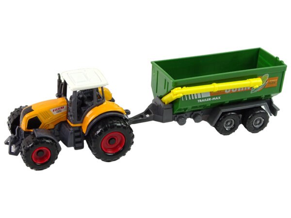 Set of Agricultural Machinery Tractors with Trailers and Harvester - Image 5