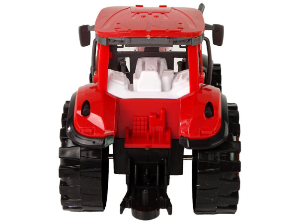 Red Tractor with Orange Cultivator Drive - Image 5