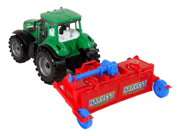 Tractor With Plough Friction Drive Red - Image 4