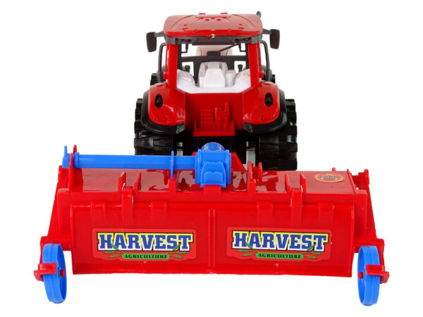 Red Tractor with Plough Friction Drive - Image 5