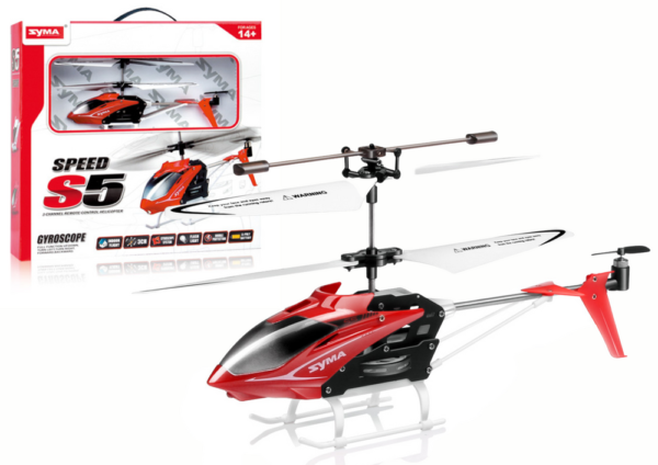 Red S5 RC SYMA Helicopter