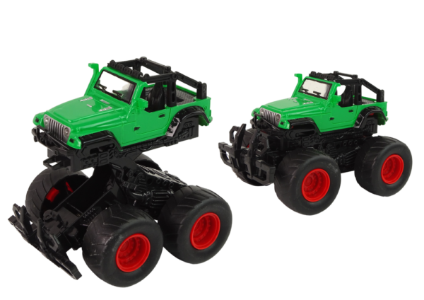 Metal Terrain Car Large Wheels Various Colours Bump Up HAT13 - Image 2